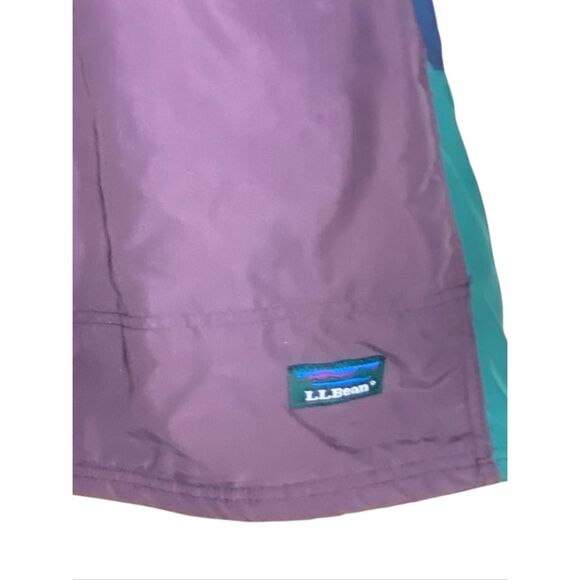 L.L. Bean Purple Anorak Pullover Jacket Men’s XLTall Hooded Outdoor Windbreaker - Picture 3 of 5